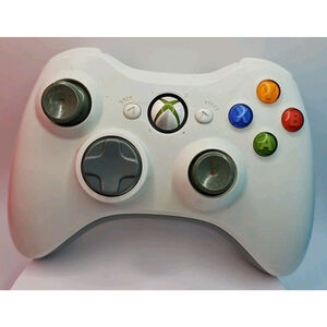 Official Microsoft Xbox 360 Wireless Controller White OEM Original Tested